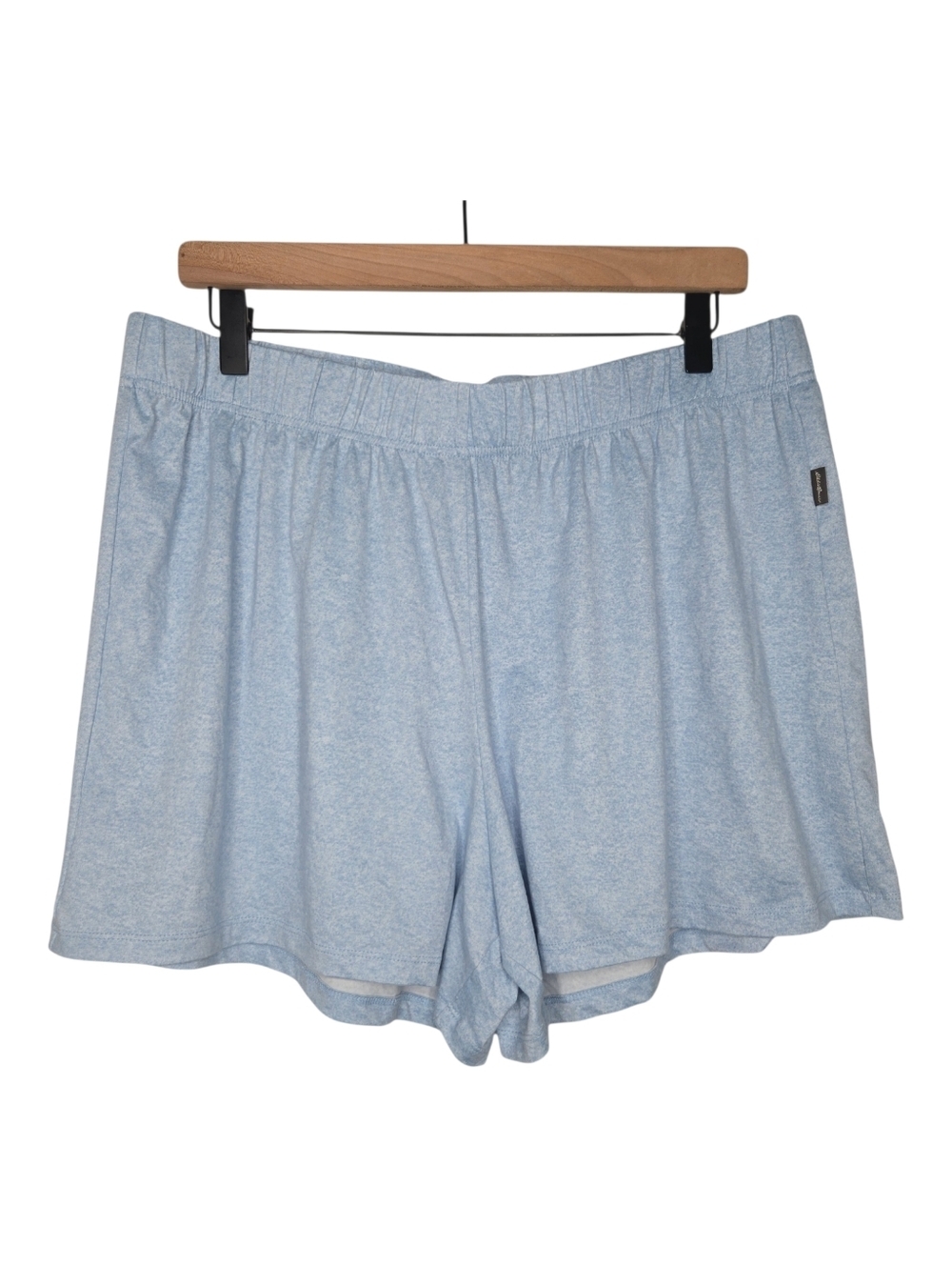Eddie Bauer Womens Blue Soft Pull On Sleepwear Pajama Shorts Size XL